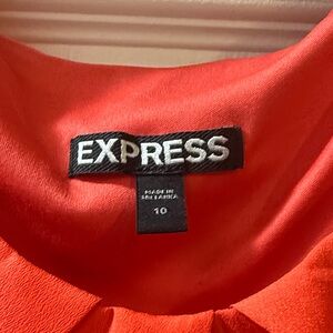 Express Vibrant Red Top